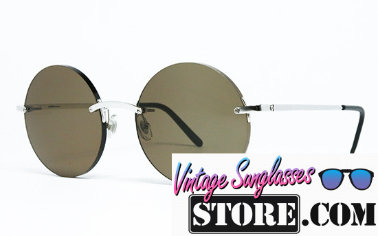Cartier ROUND rimless TITANIUM