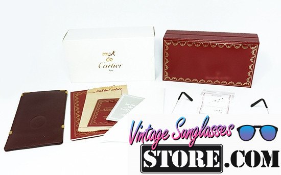 Cartier ROUND rimless TITANIUM