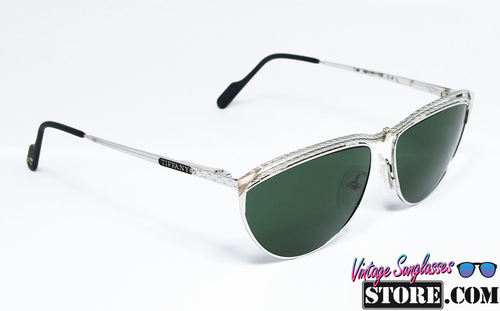 TIFFANY T48 C. 2 WHITE GOLD PLATED 23K