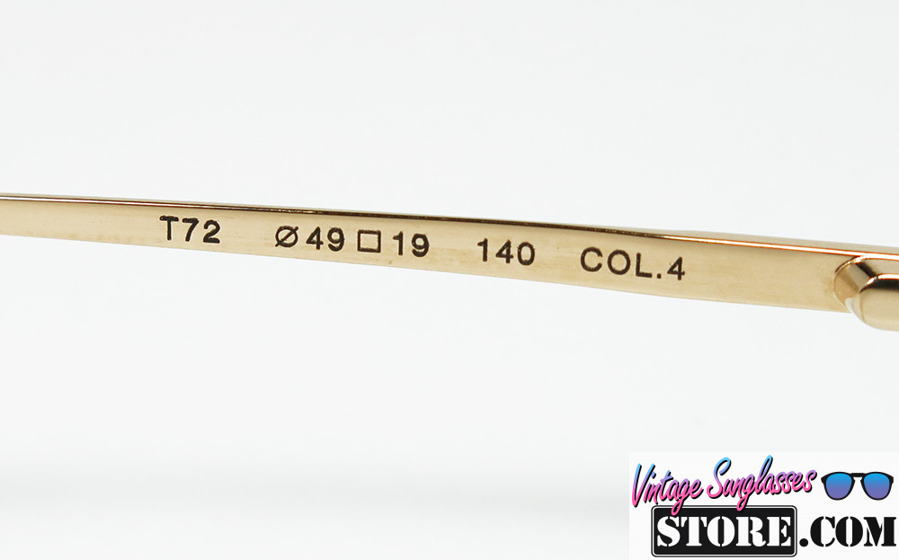 TIFFANY T72 col. 4 GOLD PLATED 23K Blue