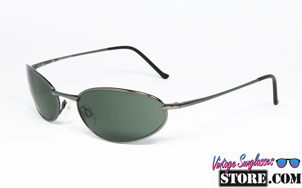 Ray Ban RB 8012 TITANIO Dark Silver Oval sunglasses