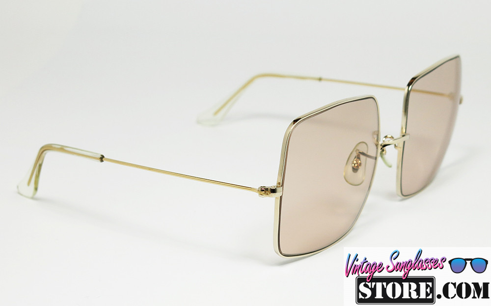 Ray Ban LARGE SQUARE Beige 58mm Bausch & Lomb