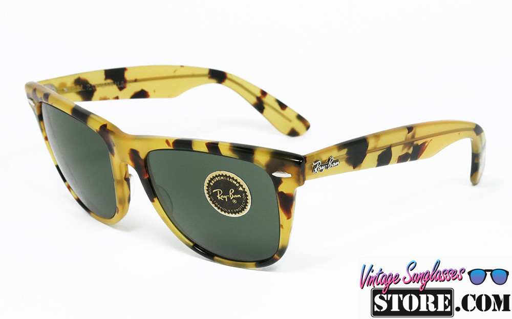 Ray Ban WAYFARER II Bausch & Lomb YELLOW TORTOISE