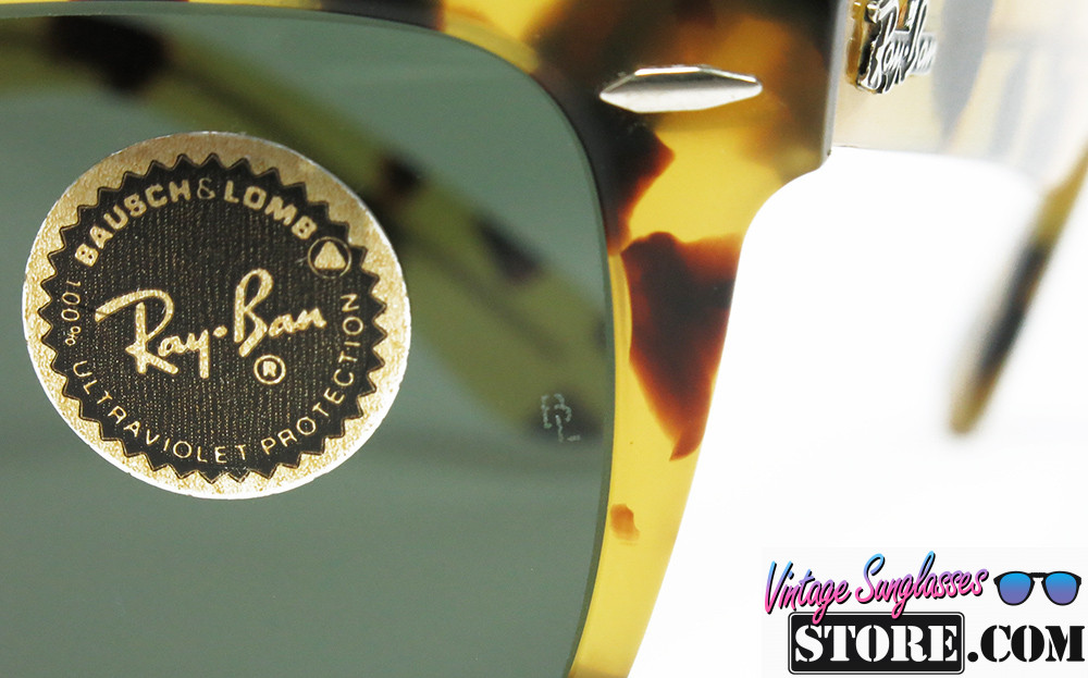 Ray Ban WAYFARER II Bausch & Lomb YELLOW TORTOISE