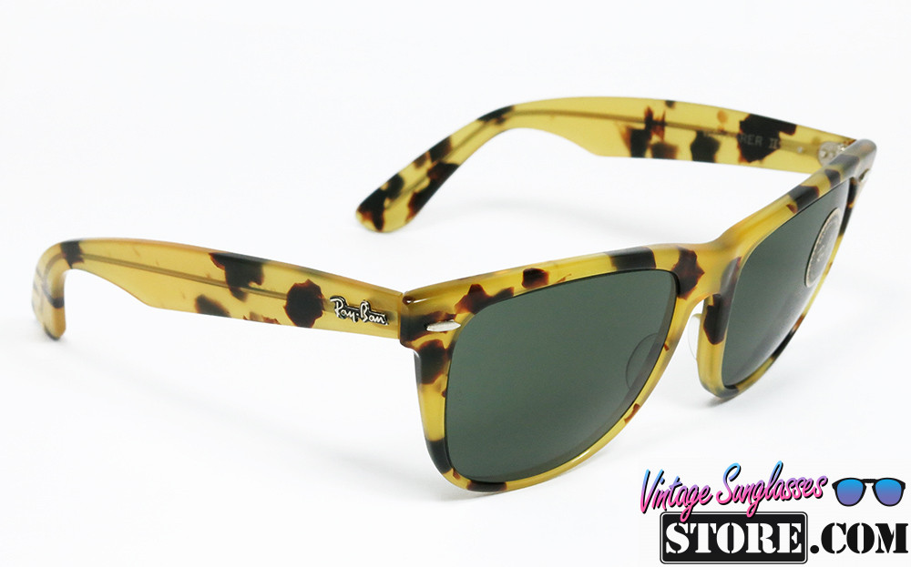 Ray Ban WAYFARER II Bausch & Lomb YELLOW TORTOISE