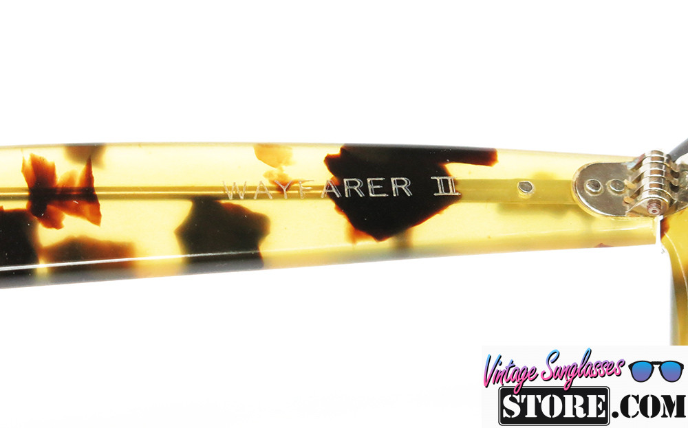 Ray Ban WAYFARER II Bausch & Lomb YELLOW TORTOISE