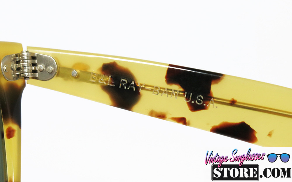 Ray Ban WAYFARER II Bausch & Lomb YELLOW TORTOISE