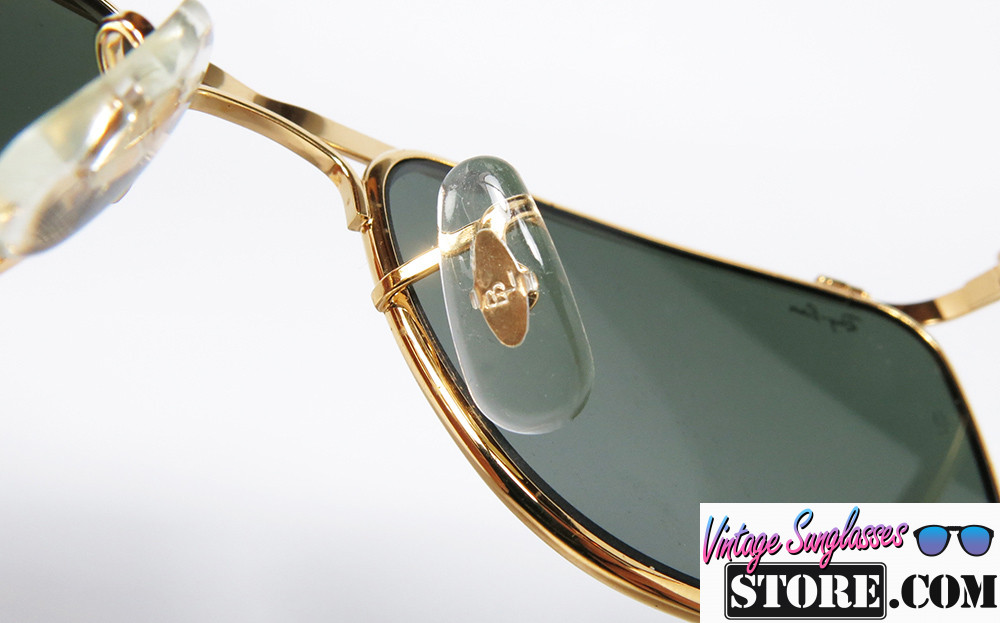 Ray Ban OLYMPIAN II Deluxe B L Chrome Gold G 15 Square sunglasses