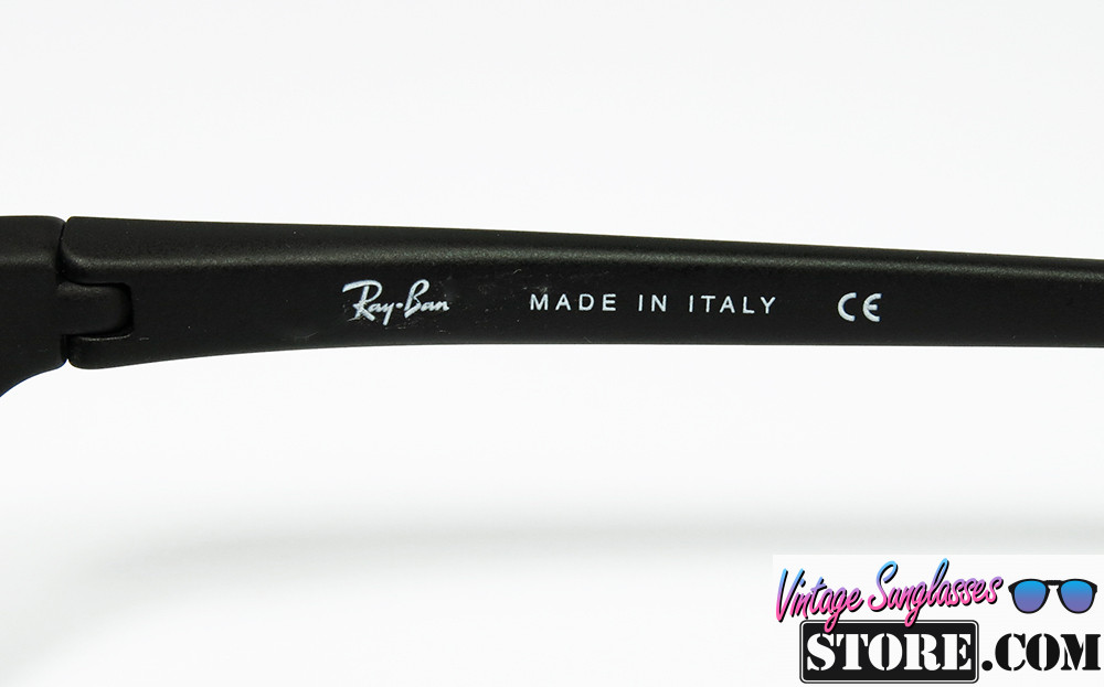 Ray Ban RB 2031 PS9 W2967 G 15 Matt Black Oval Wrap sunglasses