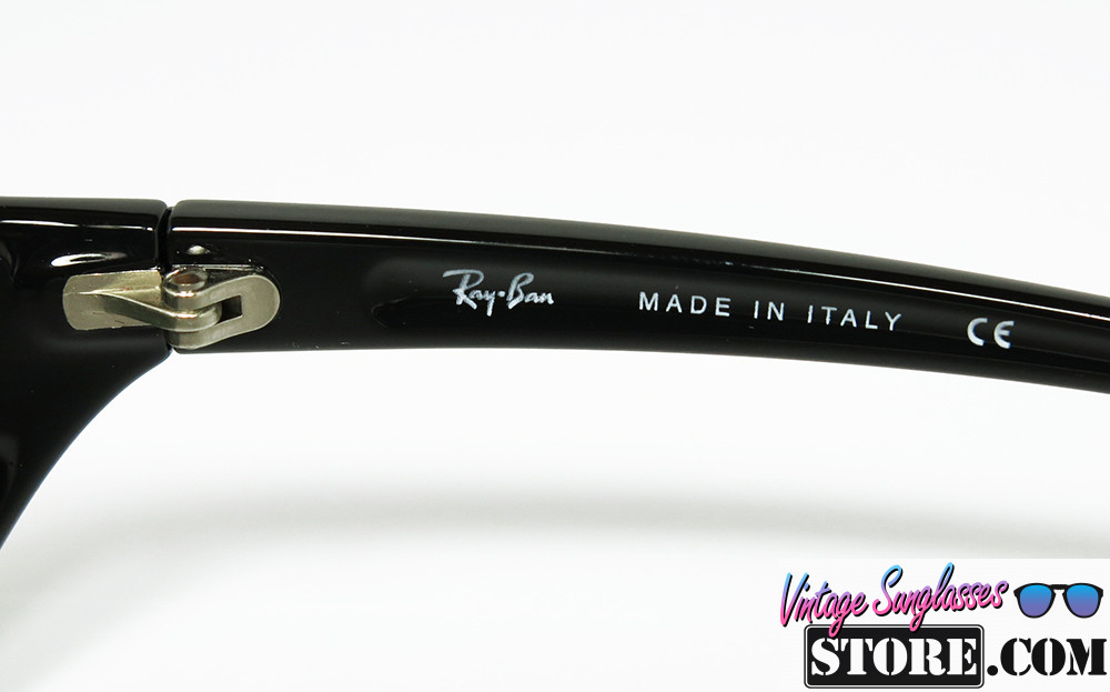 Ray Ban RB4032 RAIDER CAT EYE 601 Glossy Black Oval Wrap SPORT sunglasses