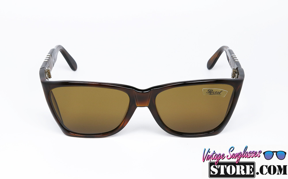 Persol RATTI 009 col. 94 Dark Tortoise Chrome Silver FOUR LENSES sunglasses