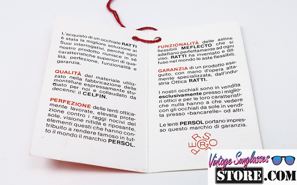 Persol RATTI 714/T col. 05 FOLDING Steve McQueen FULL SET