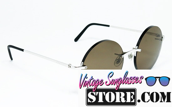 Cartier ROUND rimless TITANIUM