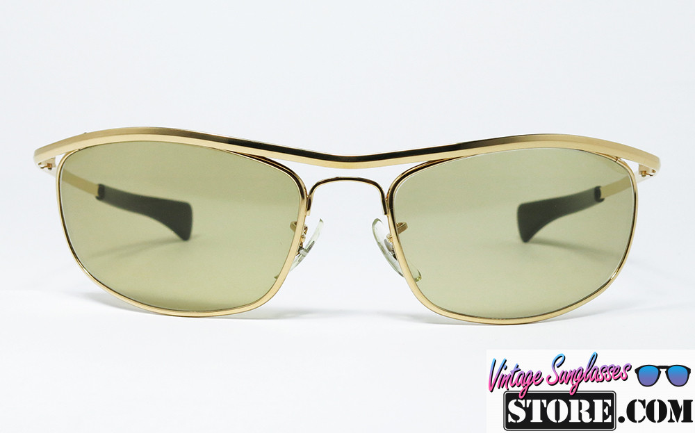 Ray Ban OLYMPIAN I Deluxe Chrome Gold Custom lenses sunglasses