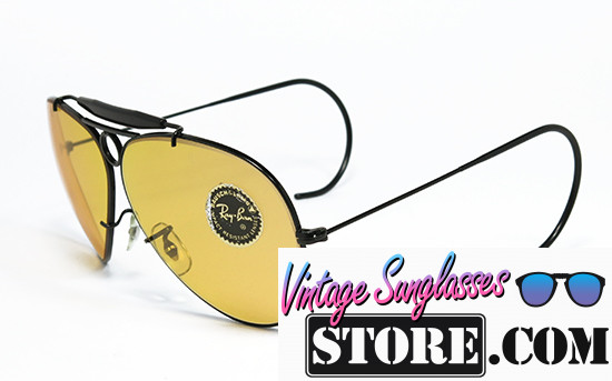 Ray Ban Shooter Ambermatic Black Bausch & Lomb 