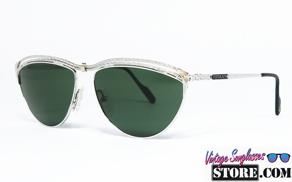 TIFFANY T48 C. 2 WHITE GOLD PLATED 23K