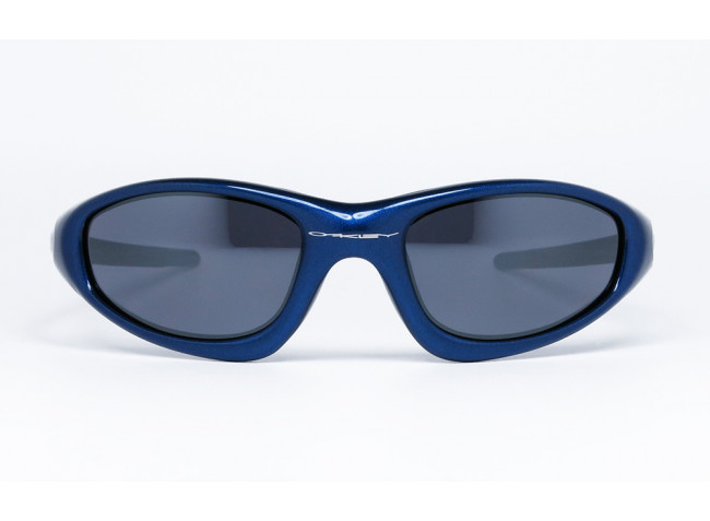 OAKLEY Straight Jacket METALLIC BLUE