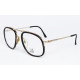 Dunhill 6082 col. 30 Gold & Red Tortoise lens logo