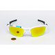 OAKLEY Flak Jacket XLJ 26-264 FIRE IRIDIUM MIRROR LENSES